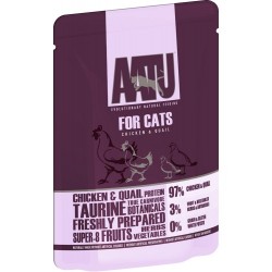 AATU  全配方貓濕糧包 雞+鵪鶉 85g