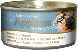 Applaws Jelly系列 沙丁魚+蝦 貓罐頭 70g