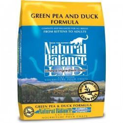 NaturalBalance抗敏鴨肉豌豆貓糧 Natural Balance L.I.D. Green Pea & Duck Formula Cat Food5磅