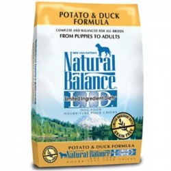 Natural Balance 無穀抗敏薯鴨狗糧12磅