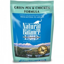 NaturalBalance抗敏雞肉豌豆貓糧 L.I.D. Green Pea & Chicken Formula Cat Food5磅