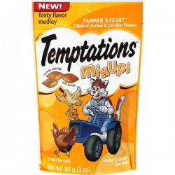 Temptations Chicken、 Turkey & Cheedar 防牙石三重奏 (雞肉、火 雞及車打芝士) 85g