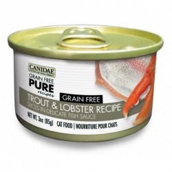 Canidae PURE 無穀物薄切鱒魚片龍蝦貓罐頭 (3 oz)